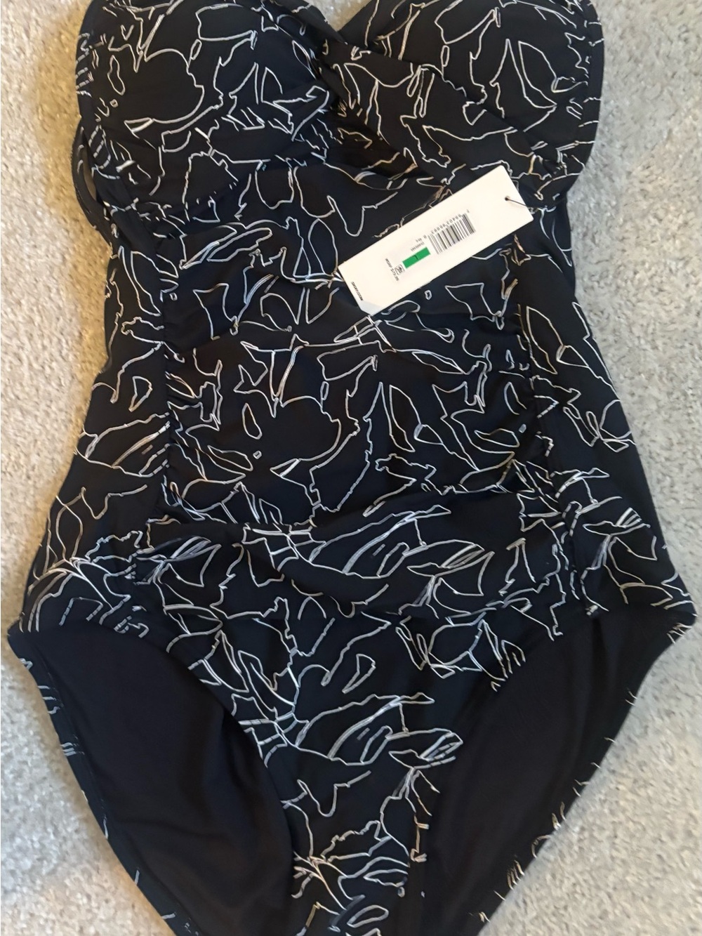 DKNY Women’s One-Piece Bathing Suit - Picture 2 of 5